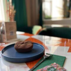 Silikon Pasta & Kek Kalıbı 8 Gözlü Kahve Çekirdeği