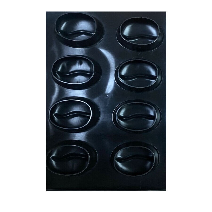 Silikon Pasta & Kek Kalıbı 8 Gözlü Kahve Çekirdeği