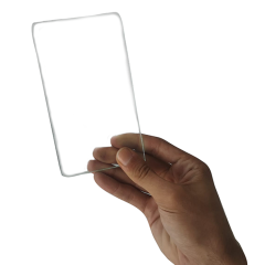 Dikdörtgen Oval Köşe Isı Cam - 15x2x1 cm