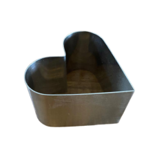 Pasta Çemberi Pandispanya Kalp 9x6 Cm