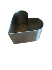 Pasta Çemberi Pandispanya Kalp 9x6 Cm