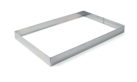 Kare Büyük Pasta Kalıbı Çember 56x36x7 cm