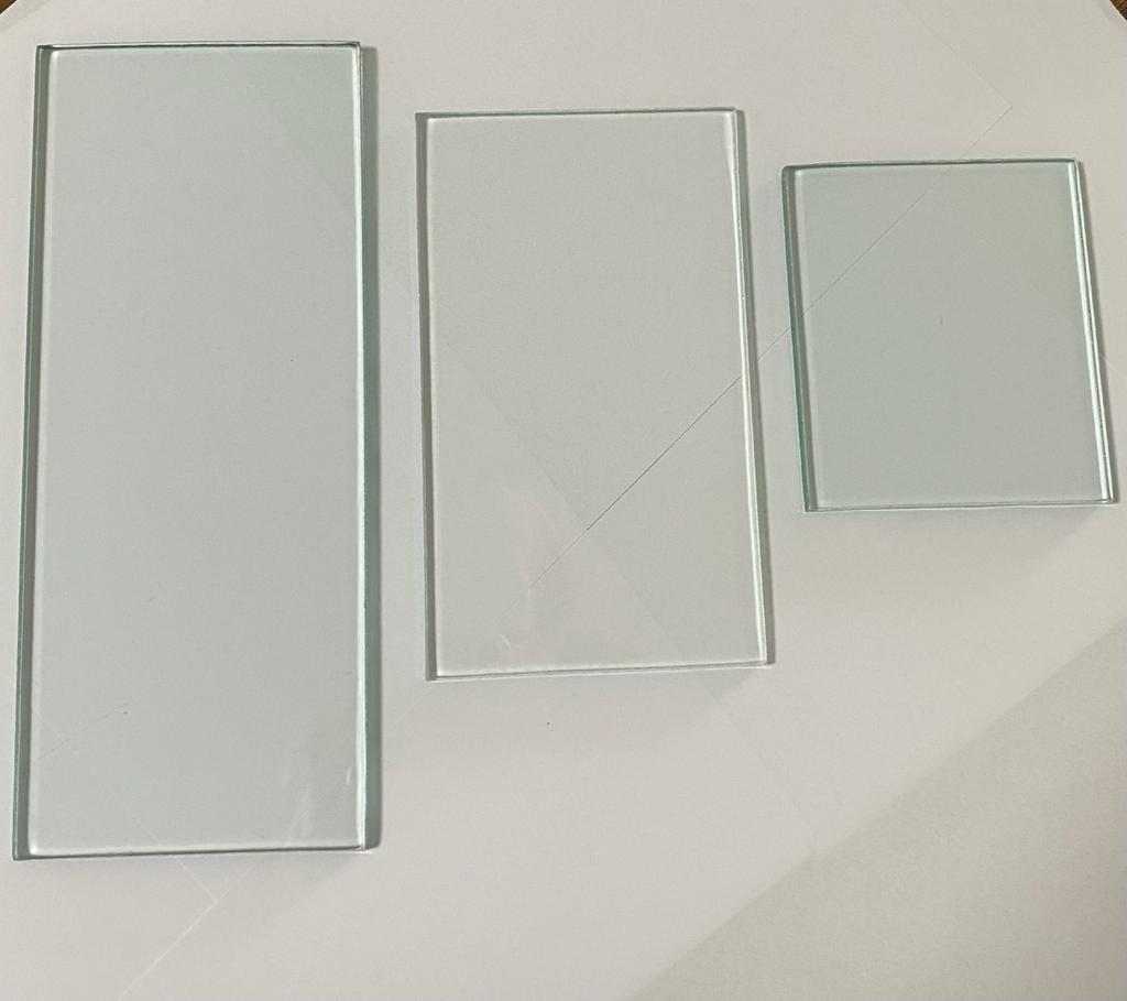 Kare Isı Cam - 10,5 cm x 3,25 cm 6 mm