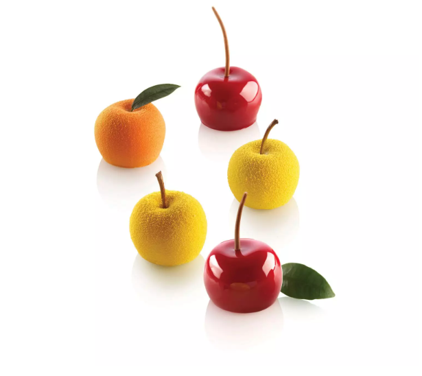 Silikomart MELA CILIEGIA & PESCA 30  Elma, kiraz ve şeftali 30