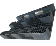 Plastik Palet Düz 80x120 Gri