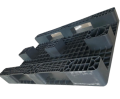 Plastik Palet Düz 80x120 Gri