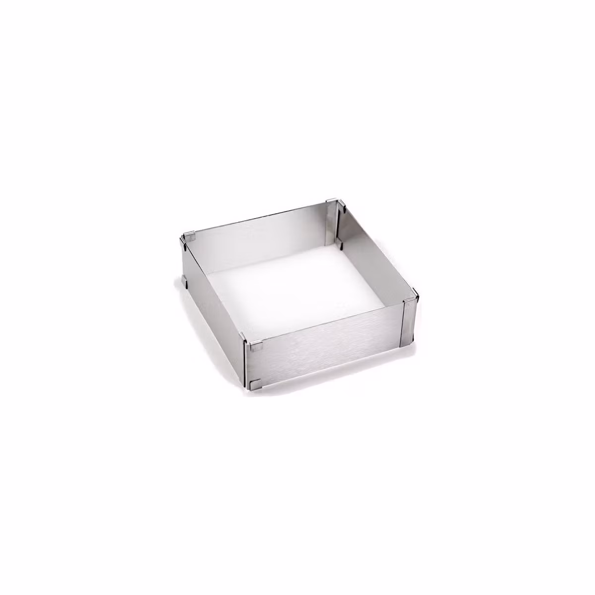 Pasta Çemberi Pandispanya Kare Ayarlı 20x20X10 cm