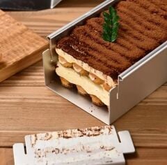 Yandan Kapaklı Tramsu Tavası 50x8 h8 Cm