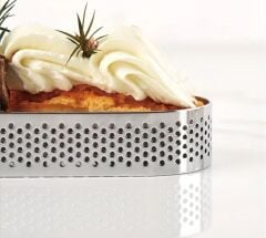 Pasta Çemberi Elips Yuvarlak Delikli 14x6 h 2,5 cm