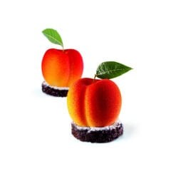 Pavoni Pavoflex Silikon Tutti Frutti 3D Kalıp, Kiraz/Şeftali, 58mm x 53mm x 46mm H, 20 boşluklu
