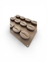 Kahve Çekirdeği Silikon Pasta & Kek Kalıbı 12 Gözlü 30x40 cm