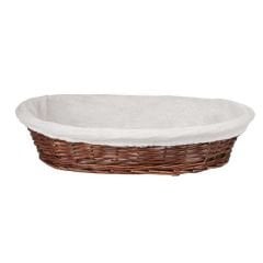 Hasır Bezli Oval Ekmek Sepeti 24 Cm