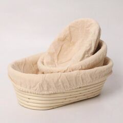 Bambu Hamur Mayalama Oval Bezli 33x16xh7 cm