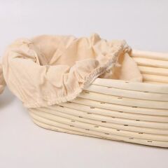 Bambu Hamur Mayalama Oval Bezli 33x16xh7 cm