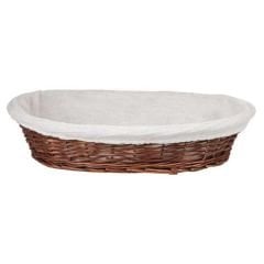 Hasır Bezli Oval Ekmek Sepeti 32 cm