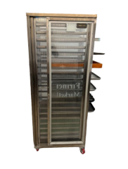 Kapalı Tepsi Taşıma Arabası Polikarbon 60x80 cm