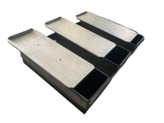 Tost Ekmeği Kalıbı Teflon 3'lü 10x10x20cm