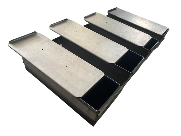 Tost Ekmeği Kalıbı Teflon 4'lü 10x10x20cm