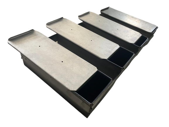 Tost Ekmeği Kalıbı Teflon 4'lü 10x10x25cm