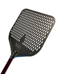 Alüminyum Pizza Küreği Koyu Delikli 35x60 CM