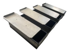 Tost Ekmeği Kalıbı Teflon 4'lü 14x14x33cm