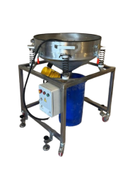 Vibrasyonlu İpek Un Eleme Kapaklı Dik Model