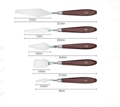 5'li Spatula Palet Seti (Dekor Alet Seti)