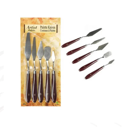 5'li Spatula Palet Seti (Dekor Alet Seti)