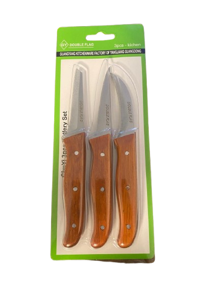 Dekor Bıçak Seti 3'lü (Oyma Seti)