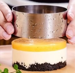 Pasta Çemberi Pandispanya Yuvarlak 7x5 cm