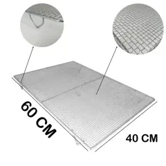 Glasso Soslama Teli Sık Telli 40x60 cm Paslanmaz Kaplama