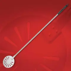 Pizza Küreği 18 Cm, Paslanmaz Çelik, Delikli Yuvarlak