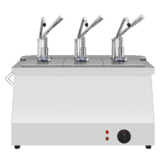 Kalando KD-021 Benmari Isıtmalı Paslanmaz Çelik Sos Pompası, GN 1/4, 3x5.25 L