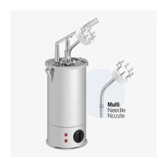 Kalando KD-01720 Çoklu Enjekte Dolum İğneli Paslanmaz Çelik Benmari Isıtmalı Sos Pompası, 3 L