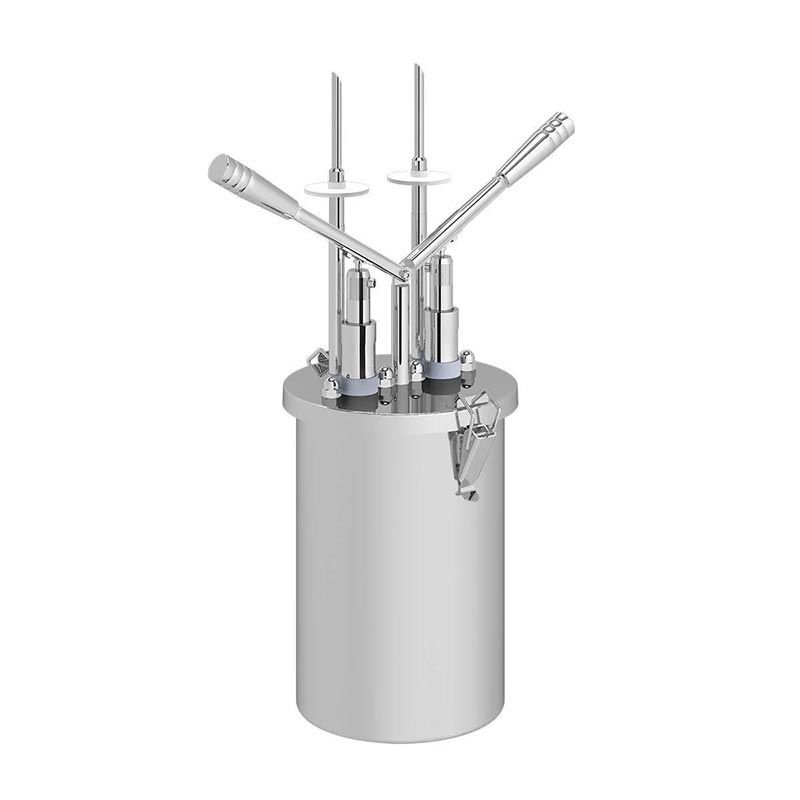 Kalando KD-019 Çift Enjekte Dolum İğneli Paslanmaz Çelik Hazneli Çift Kollu Sos Pompası, 4.5 L