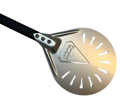 Alüminyum Pizza Çevirme Küreği Yuvarlak 20x120 cm