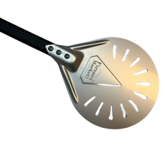 Alüminyum Pizza Çevirme Küreği Yuvarlak 20x120 cm