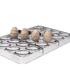 Silikomart Çikolata Damga Seti – 4 Desenli Pralin Kalıbı