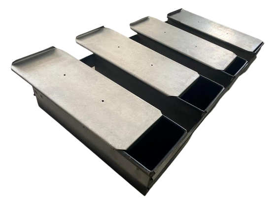 Tost Ekmeği Kalıbı Teflon 4'lü 11x11x30cm