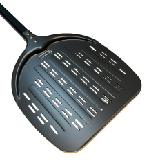 Alüminyum Pizza Küreği Geniş Delikli Koyu 30x90 cm