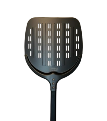 Alüminyum Pizza Küreği Geniş Delikli Koyu 30x90 cm