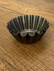 Minik Teflon Tart Petifür Kalıbı Oval 7,5x4,5 cm