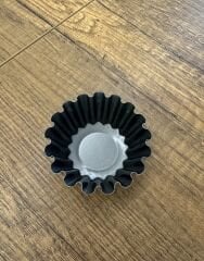 Minik Teflon Tart Petifür Kalıbı Oval 7,5x4,5 cm