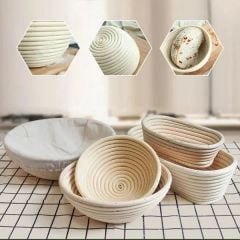 Bambu Hamur Mayalama Oval Bezli 15x7x5 h cm