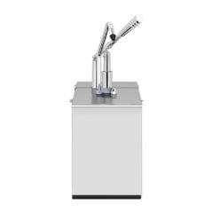 Kalando KD-214 Paslanmaz Çelik Kollu Sos Pompası Standı, 1/4, 5.25 L