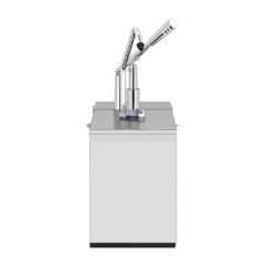 Kalando KD-214 Paslanmaz Çelik Kollu Sos Pompası Standı, 1/4, 5.25 L