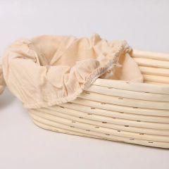 Bambu Hamur Mayalama Oval Bezli 26x14x9 h cm