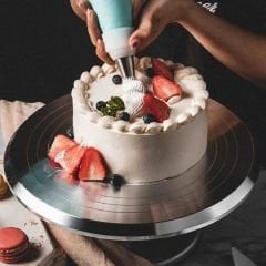 Pasta Sıvama Standı Döküm 30 cm Çap