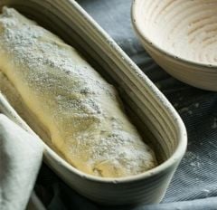 Bambu Hamur Mayalama Oval Bezli 38x9x6 h cm