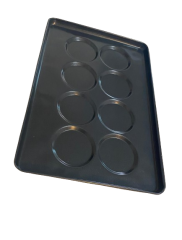 Hamburger Tavası 8 Göz Teflon 40x60 CM